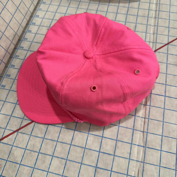 Vintage EchoStar Hat Pink Neon Cap Adjustable EchoStar - Picture 4 of 10